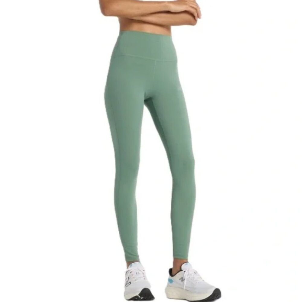 (2nd) NWT New Balance Women’s Sage Green 27” NB Sleek Leggings, XS